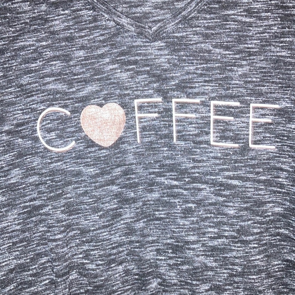 Women’s Apt 9 Coffee Graphic Tee Medium - Picture 2 of 5